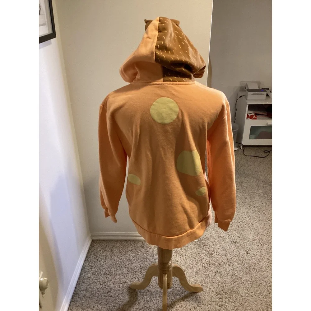 Bluey Chilli Wackadoo Costume Hoodie Womens S Orange Cartoon Character Cosplay - Picture 4 of 6